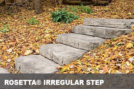Rosetta Irregular Stepping Stones and Steps