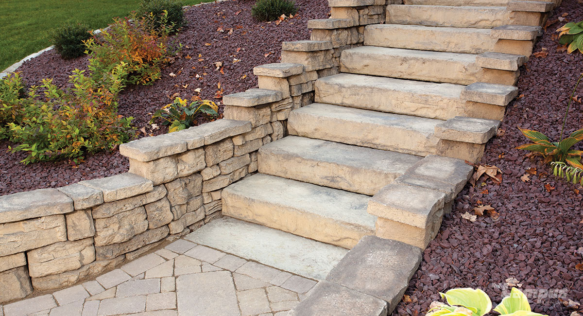 Rosetta Stone Dimensional Outdoor Stairs